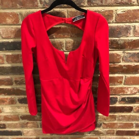 Blue Blush Dresses & Skirts - Made with Love Blue Blush Red Mini - Sz M